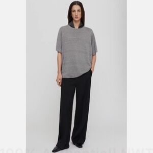 ★100% Authentic!! NWT Org.$360 TOTÊME  Oversize Silk T-Shirt M★